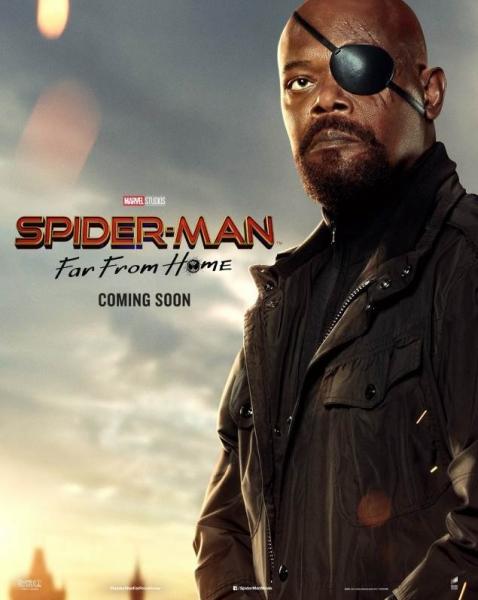 Spider-Man: Far From Home, poster, personaggi