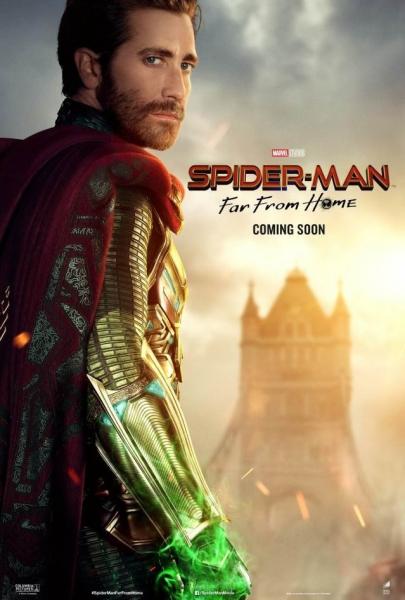 Spider-Man: Far From Home, poster, personaggi