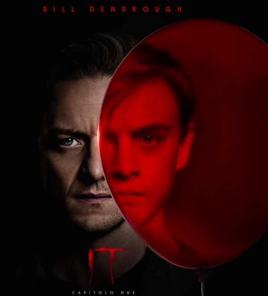 IT Capitolo 2, personaggi, giovani vecchi, poster
