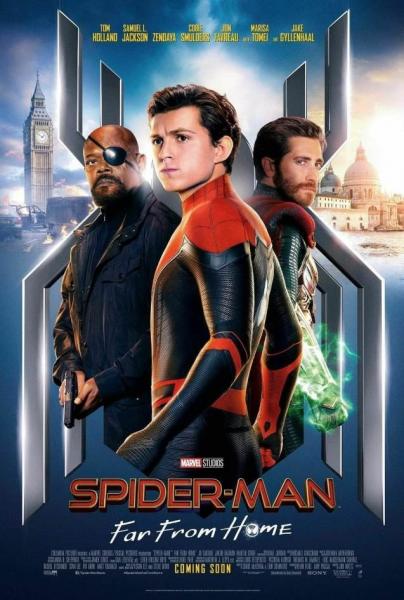 Spider-Man: Far From Home, poster, personaggi
