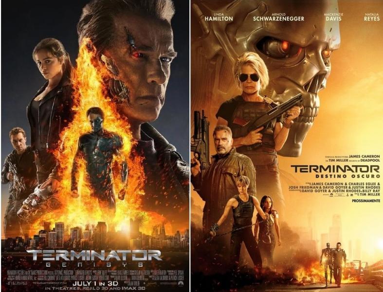Terminator, tutti film, locandine, poster