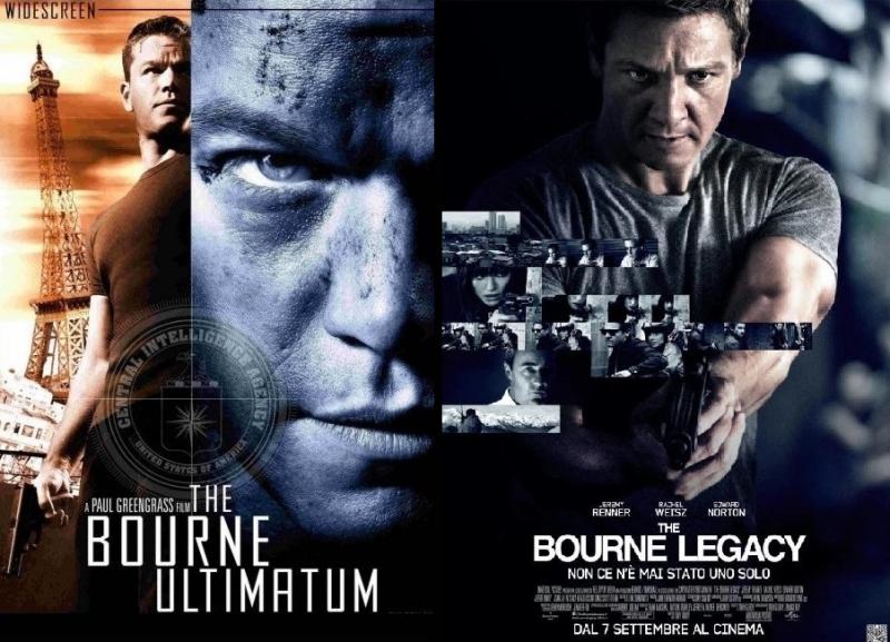Bourne serie film, romanzi Bourne