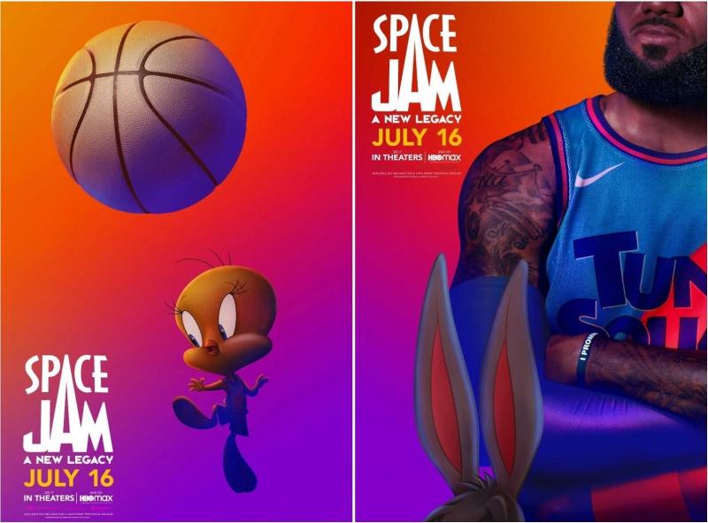 Space Jam 2 New Legends, poster, personaggi, LeBron James