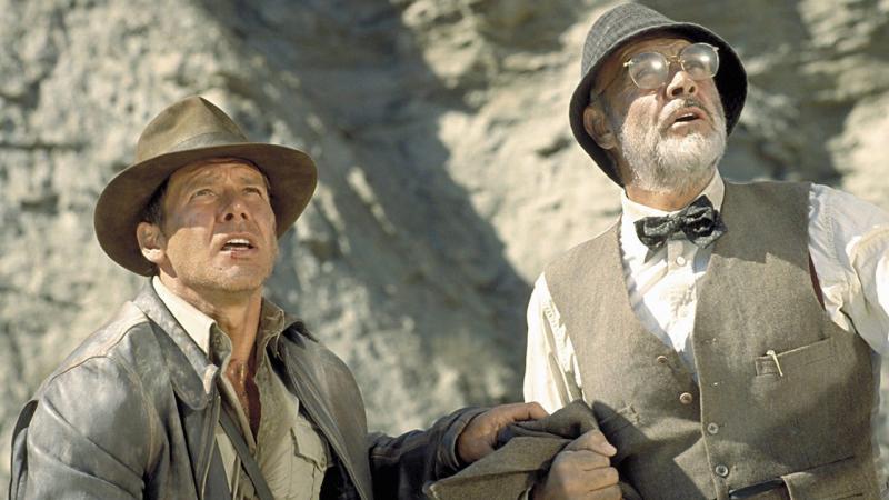 Harrison Ford, Sean Connery, Indiana Jones
