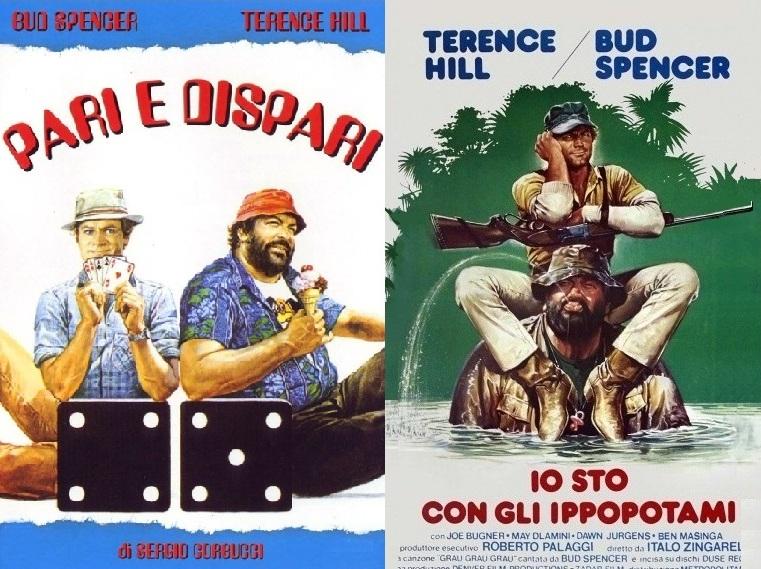 Bud Spencer Terence Hill tutti film completo, filmografia, poster, uscita, frasi celebri