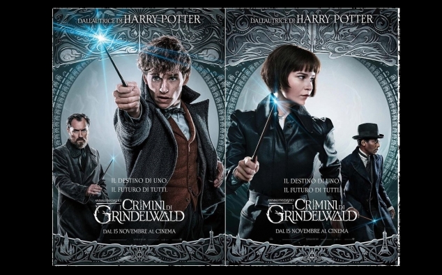 Immagine 1 - Animali Fantastici 2: I Crimini di Grindelwald, poster e locandine del film con Eddie Redmayne nei panni di Newt Scamander