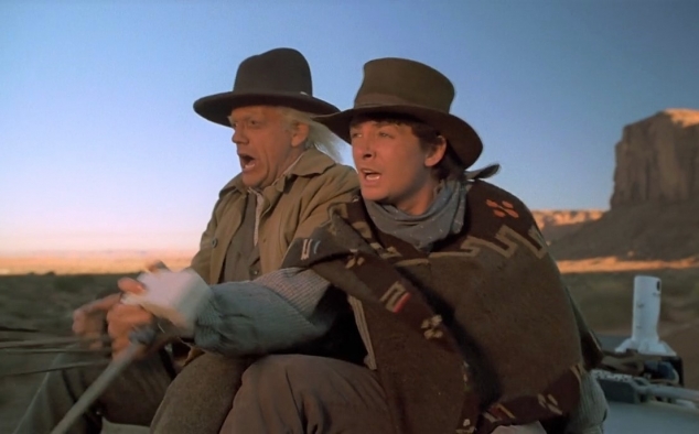 Immagine 4 - Ritorno al futuro 3, foto tratte dal film di Robert Zemeckis con Michael J. Fox e Christopher Lloyd