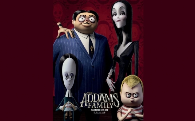 Immagine 15 - La famiglia Addams, poster con i personaggi del film con Morticia e gli altri