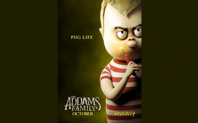 Immagine 6 - La famiglia Addams, poster con i personaggi del film con Morticia e gli altri