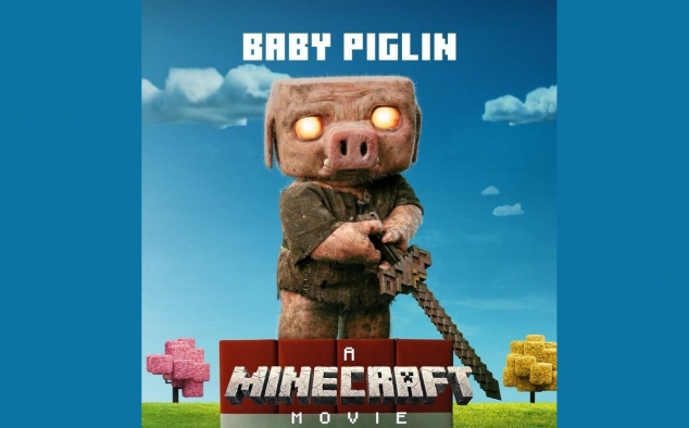 Immagine 2 - Un Film Minecraft, poster dei personaggi del film con Jason Momoa e Jack Black tratto dal celebre videogame