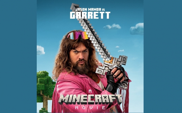 Immagine 6 - Un Film Minecraft, poster dei personaggi del film con Jason Momoa e Jack Black tratto dal celebre videogame