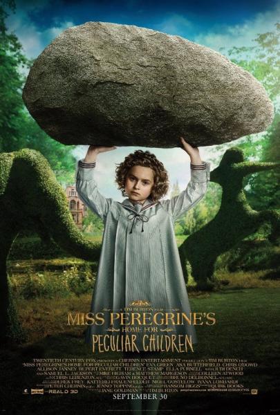 casa bambini speciali Miss Peregrine poster