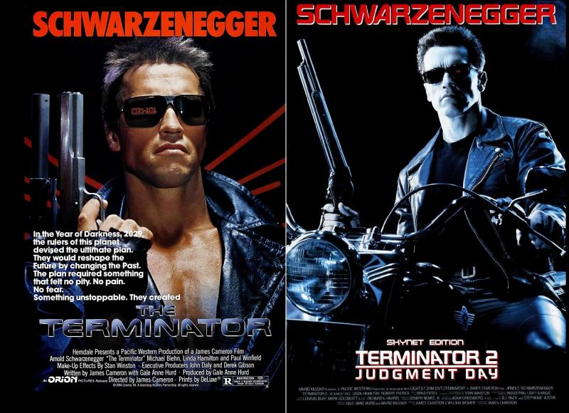 Terminator, tutti film, locandine, poster