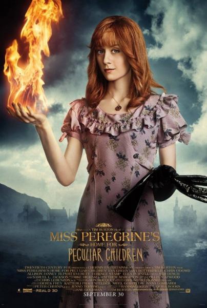 casa bambini speciali Miss Peregrine poster