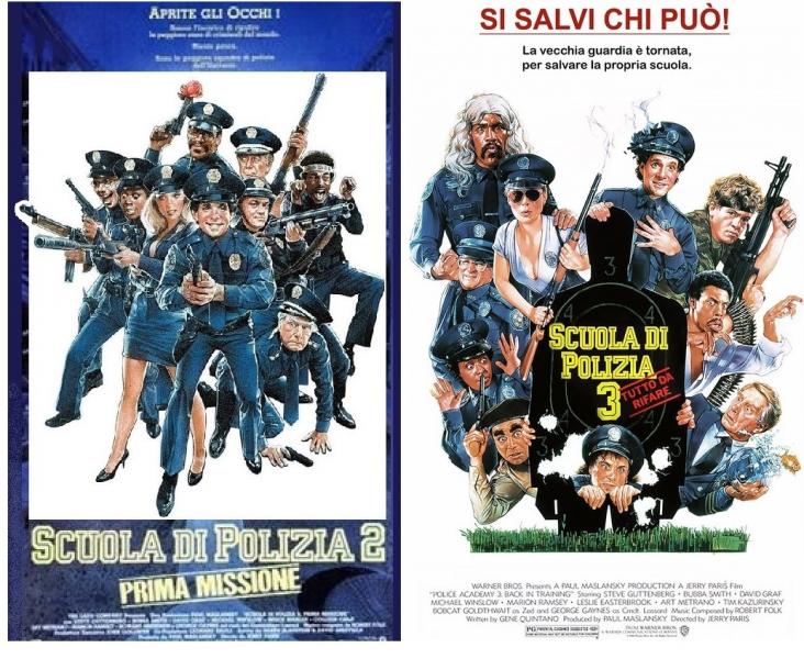 Scuola di polizia, film personaggi curiosità