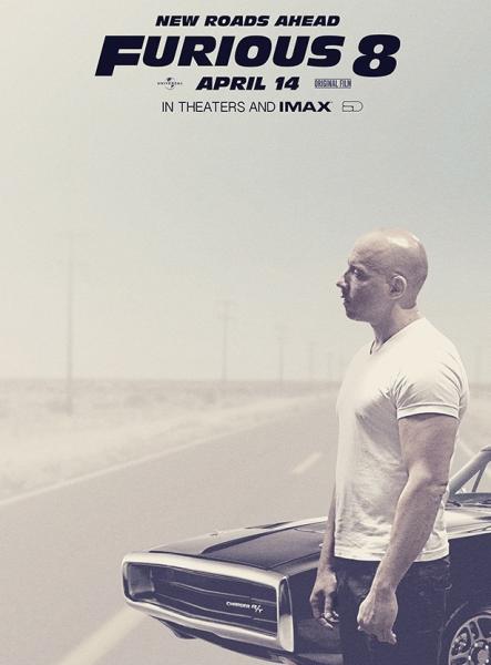 Fast Furious 8 poster Diesel 