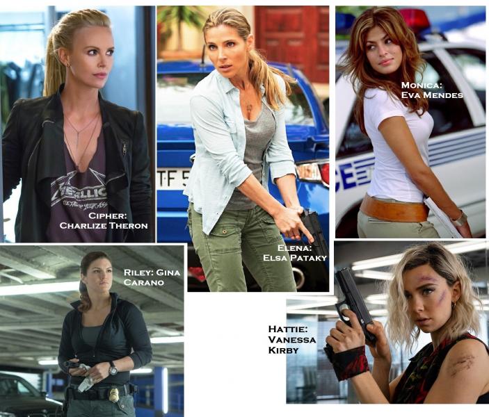 Fast & Furious,  attrici,  personaggi femminili