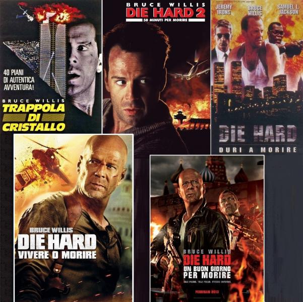 Die Hard, tutti i film, incassi, poster