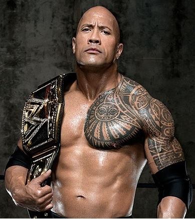 Dwayne Johnson lottatore