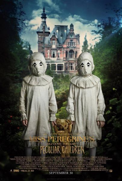 casa bambini speciali Miss Peregrine poster