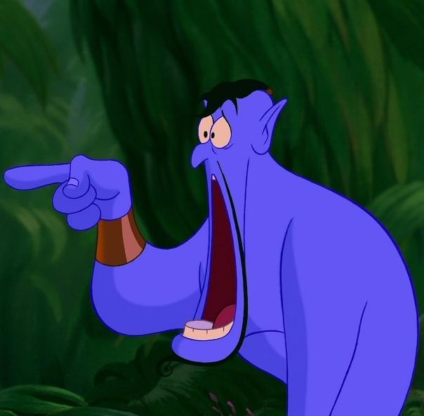 aladdin genio lampada
