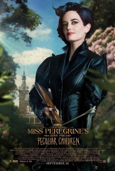 casa bambini speciali Miss Peregrine poster