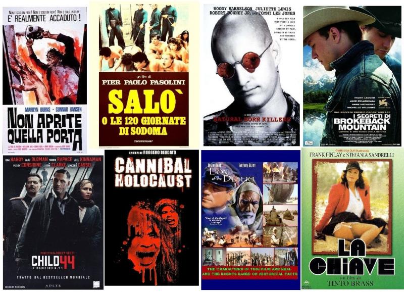 Abolita censura cinematografica, film famosi censurati