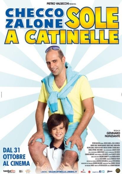 sole a catinelle film zalone poster