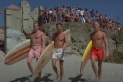 Un mercoledì da leoni (1978), foto del film di John Milius con Jan-Michael Vincent, William Katt, Gary Busey, Lee Purcell. Uscit