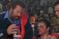 Bomber, immagini della rivincita di Bud contro Rosco Dunn nel film di Michele Lupo con Bud Spencer e Jerry Calà