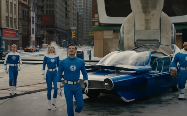 Immagine 1 - I Fantastici 4 - Gli Inizi, immagini del film Marvel di Matt Shakman con Pedro Pascal, Vanessa Kirby, Joseph Quinn