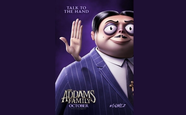 Immagine 4 - La famiglia Addams, poster con i personaggi del film con Morticia e gli altri