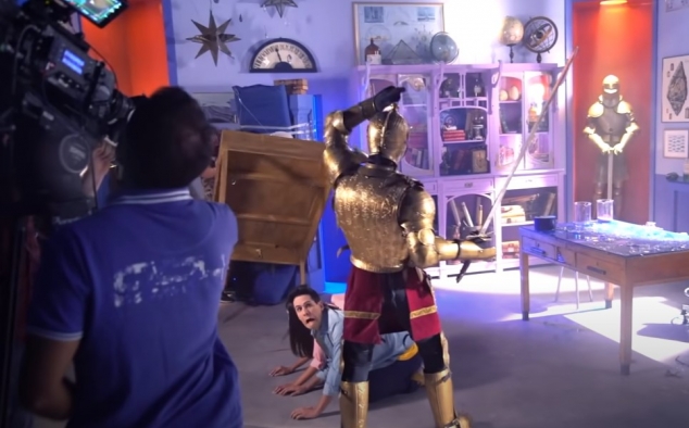 Immagine 15 - Me contro Te il Film 2 - Il mistero della scuola incantata, foto backstage del film con Luì e Sofì