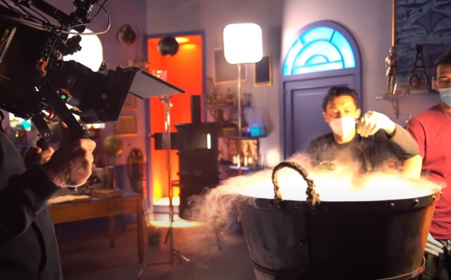 Immagine 24 - Me contro Te il Film 2 - Il mistero della scuola incantata, foto backstage del film con Luì e Sofì