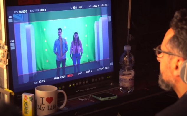 Immagine 3 - Me contro Te il Film 2 - Il mistero della scuola incantata, foto backstage del film con Luì e Sofì