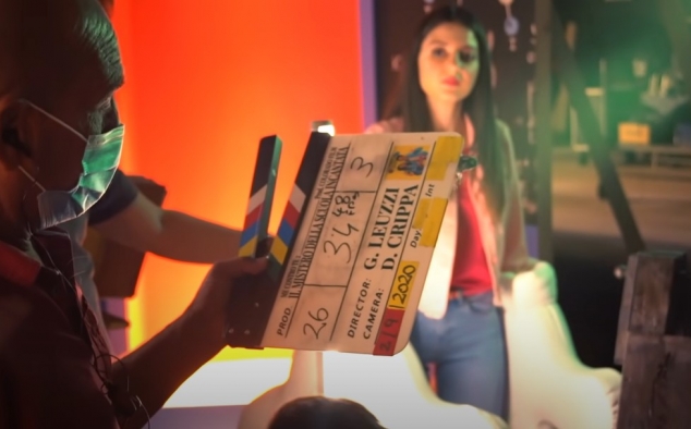 Immagine 4 - Me contro Te il Film 2 - Il mistero della scuola incantata, foto backstage del film con Luì e Sofì