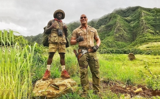 Immagine 2 - Jumanji- Benvenuti nella Giungla, foto dal set del film