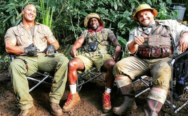 Immagine 4 - Jumanji- Benvenuti nella Giungla, foto dal set del film