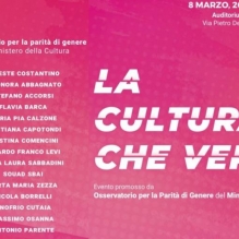 Giornata internazionale della donna, primo evento La Cultura che verrà
