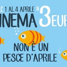 Dall'1 al 4 aprile torna il Cinema Days, film con ingresso a 3 euro