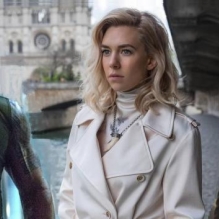 Dwayne Johnson con Vanessa Kirby sul set di Hobbs and Shaw