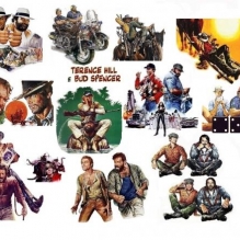 Bud Spencer Terence Hill film foto poster frasi celebri, filmografia completa